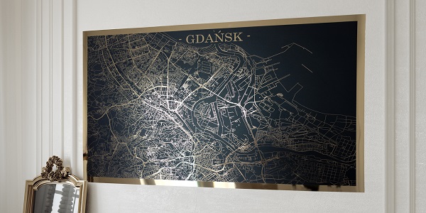 mapa złota gdańsk
